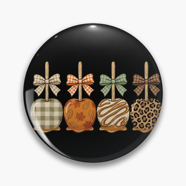 Item preview, Vintage Caramel Apple Fall Autumn designed and sold by dudelinart.