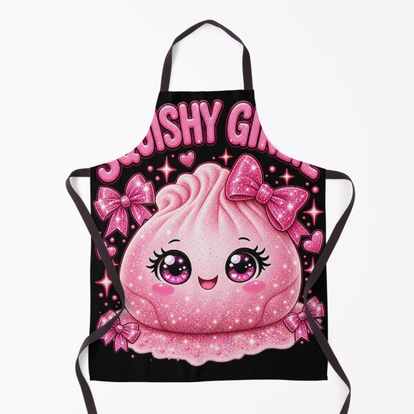 Item preview, Sparkly Pink Squishy Girlie Cute Kawaii Dumpling designed and sold by AddieBlu.