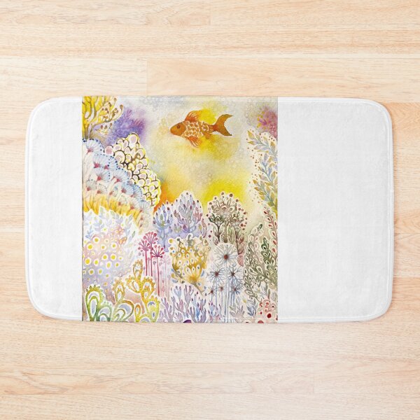 Item preview, Fantasy Underwater Sea Bed Watercolor designed and sold by kathelepore.