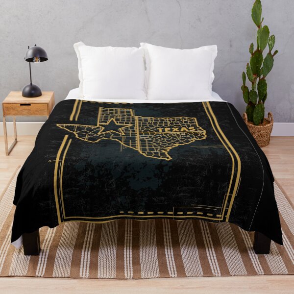 Item preview, Vintage Texas Map Lone Star Geometric Line Art designed and sold by chaaval.