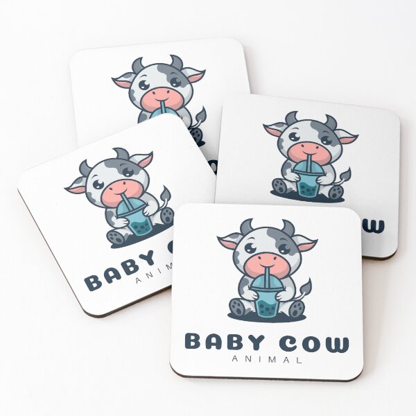 Item preview, Cow, calf, baby, children, slushie, drink designed and sold by Sven83.