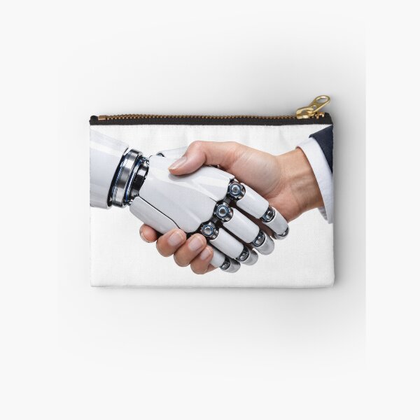 Item preview, Artificial Intelligence Robotic and Human Handshake Concept designed and sold by IntelliMindDesigns.