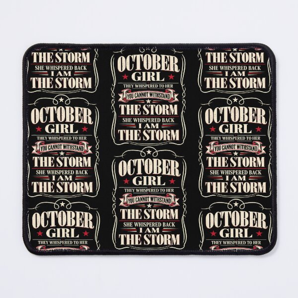 Item preview, October Girl They Whispered To Her I Am The Storm Birthday designed and sold by serialcarachts.