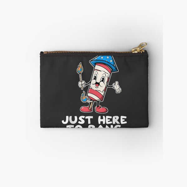 Item preview, Just Here To Bang Firework Fourth of July Funny Patriotic Design designed and sold by SpaceDesigns1.
