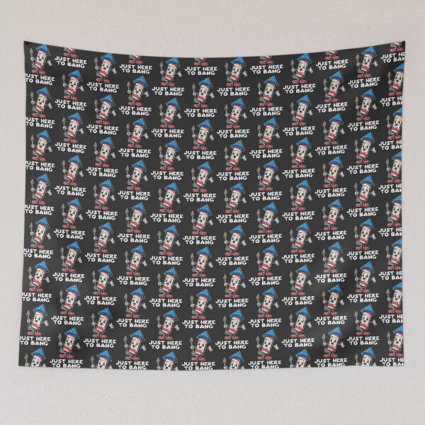 Item preview, Just Here To Bang Firework Fourth of July Funny Patriotic Design designed and sold by SpaceDesigns1.