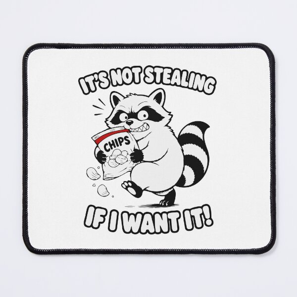 Item preview, It's Not Stealing If I Want It Raccoon Sticker – Funny Snack Bandit Trash Panda designed and sold by MalisoStickers.