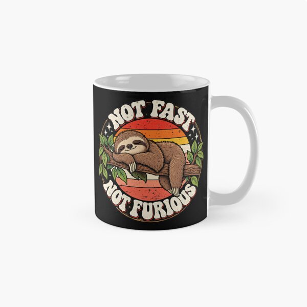 Item preview, Not Fast Not Furious Sloth designed and sold by Gabriela Mihai.