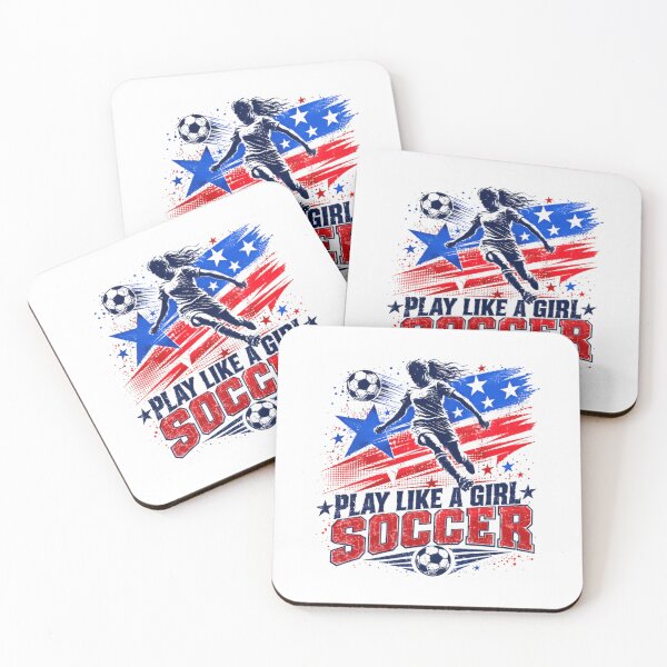 Item preview, Play Like A Girl Soccer Female Player Sports Fan designed and sold by RetroMini2026.