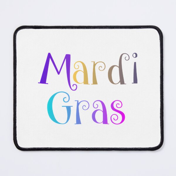 Item preview, Colorful Mardi Gras Celebration Design with Masks and Beads designed and sold by Nishant Turekar.
