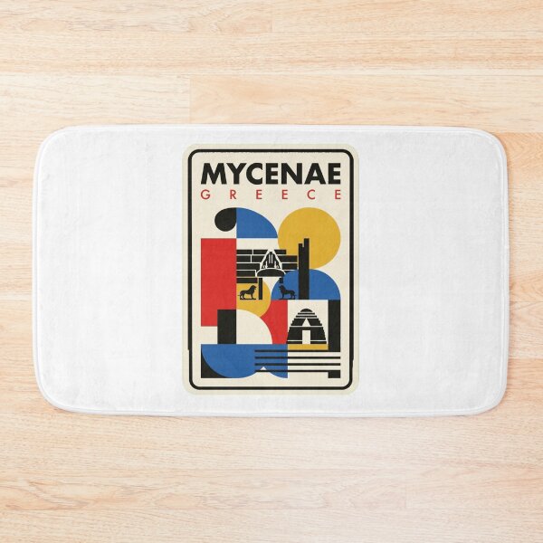 Item preview, Retro Mycenae Bauhaus Geometric Skyline designed and sold by k3rstman1.