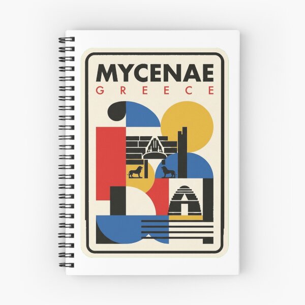Item preview, Retro Mycenae Bauhaus Geometric Skyline designed and sold by k3rstman1.