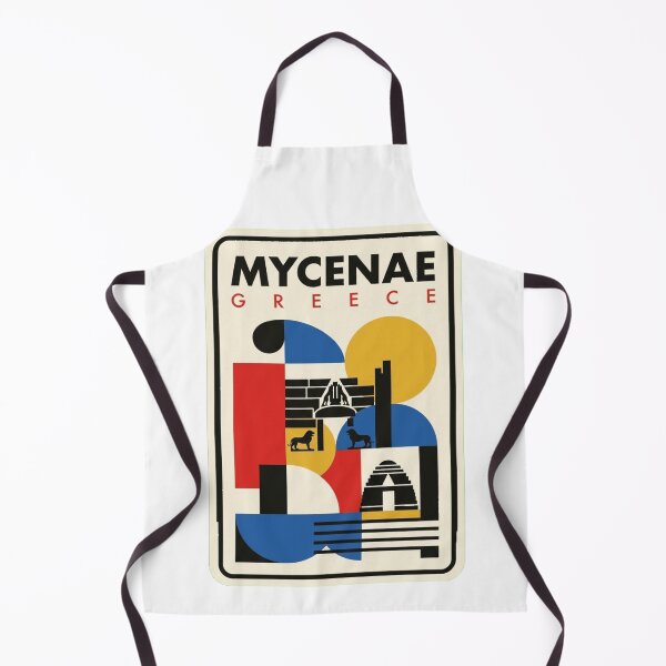 Item preview, Retro Mycenae Bauhaus Geometric Skyline designed and sold by k3rstman1.