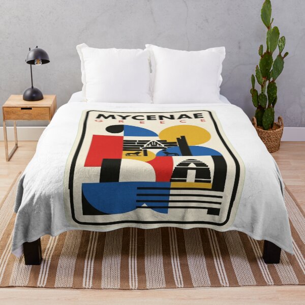 Item preview, Retro Mycenae Bauhaus Geometric Skyline designed and sold by k3rstman1.