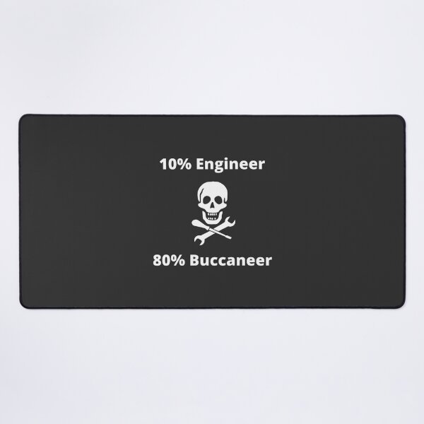 Item preview, Engineer Buccaneer Pirate Design for Tech and Adventure Enthusiasts designed and sold by MOHAMMEDIDRIES.