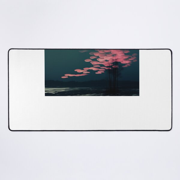Item preview, Pink Bokeh Cloud Night Horizon designed and sold by kathelepore.