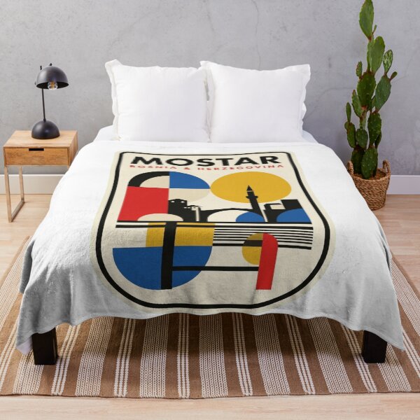 Item preview, Retro Mostar Bauhaus Geometric Skyline designed and sold by k3rstman1.