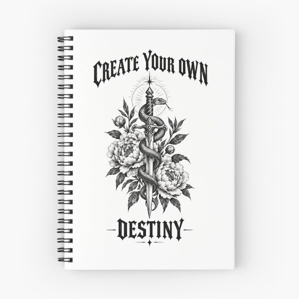 Item preview, Create Your Own Destiny Snake Dagger Gothic Poster designed and sold by SoftSpaceDesign.