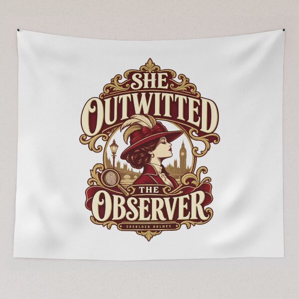 Item preview, Sherlock Holmes: She Outwitted the Observer designed and sold by Fenay Designs.