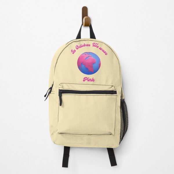 Item preview, In October We Wear Pink Globe Breast Cancer Awareness Design designed and sold by Evelashop.