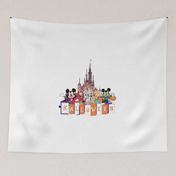 Item preview, Disney Halloween Mickey Minnie Castle Celebration designed and sold by NAPIPIPIarts.