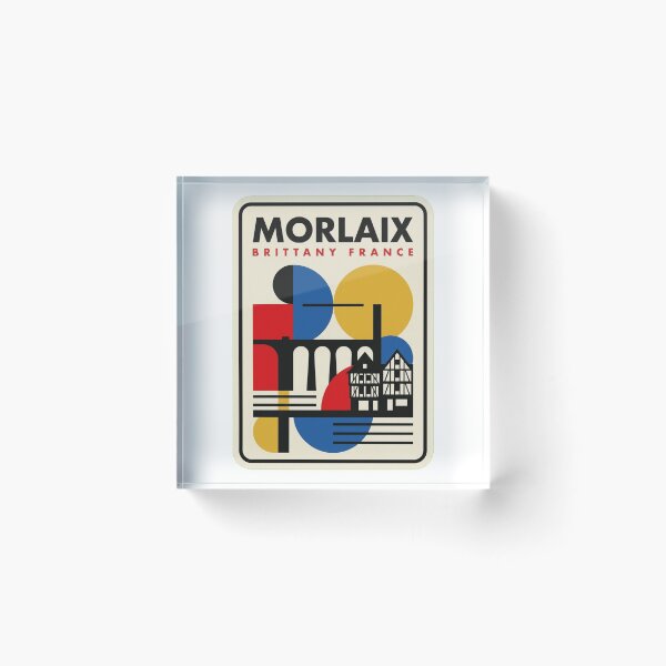 Item preview, Retro Morlaix Bauhaus Geometric Skyline designed and sold by k3rstman1.