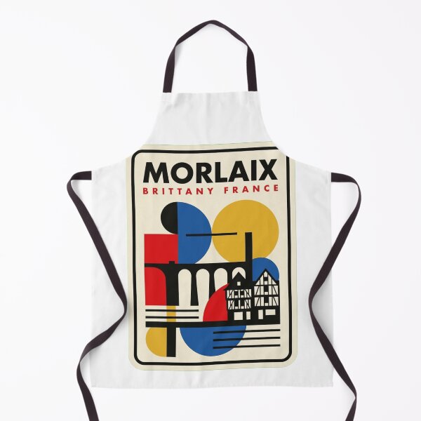Item preview, Retro Morlaix Bauhaus Geometric Skyline designed and sold by k3rstman1.