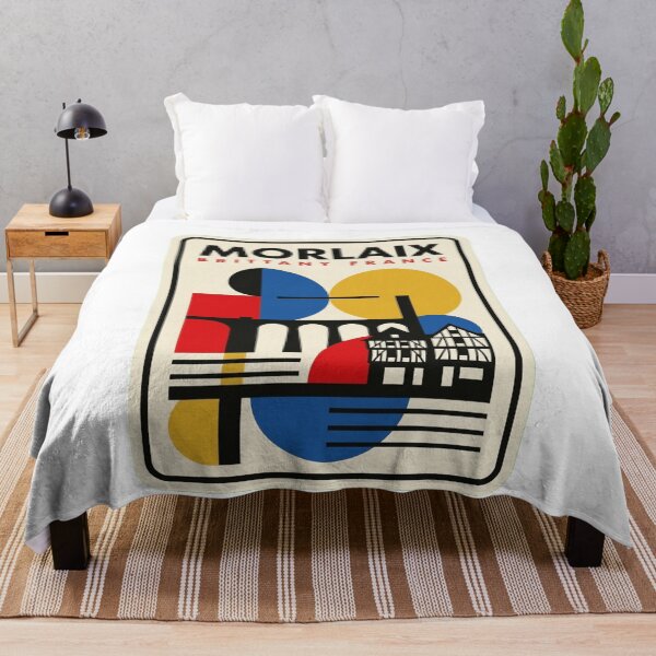 Item preview, Retro Morlaix Bauhaus Geometric Skyline designed and sold by k3rstman1.