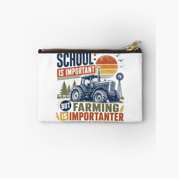 Item preview, School Is Important But Farming Is Importanter Farmer Agriculture Tractor Life designed and sold by RetroMini2026.