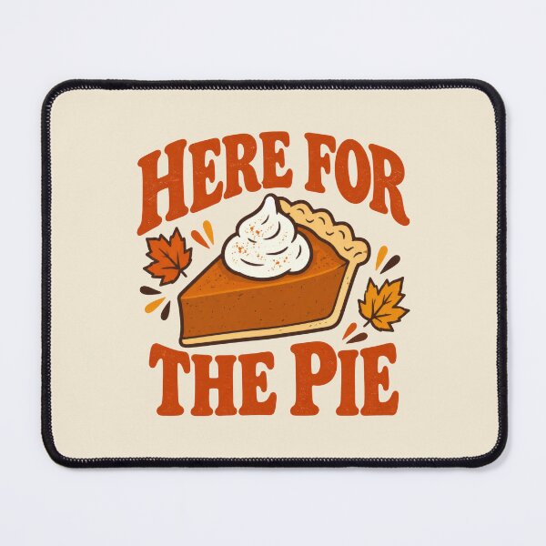 Item preview, Here For The Pie – Vintage Pumpkin Pie Thanksgiving designed and sold by TontikDesign.