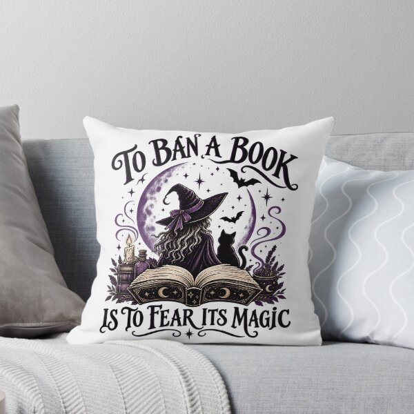 Item preview, To Ban A Book Is To Fear Its Magic designed and sold by QuirkyQuoteTees.
