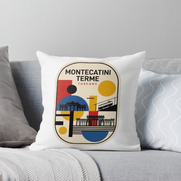 Item preview, Retro Montecatini Terme Bauhaus Geometric Skyline designed and sold by k3rstman1.