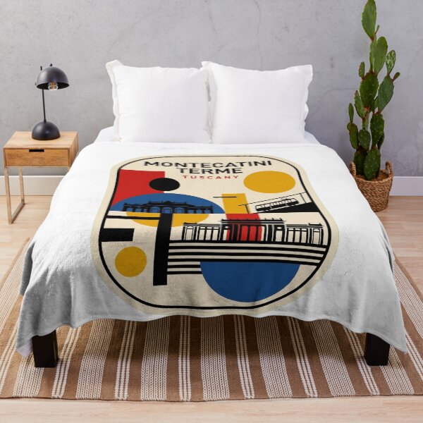 Item preview, Retro Montecatini Terme Bauhaus Geometric Skyline designed and sold by k3rstman1.