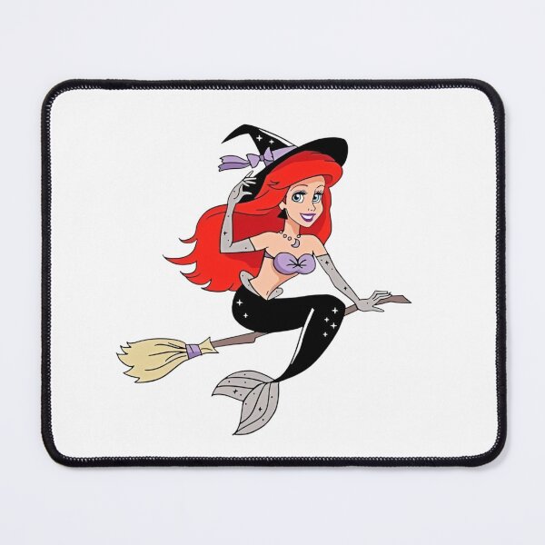 Item preview, Ariel Witch Flying On Broom Stick Halloween designed and sold by NAPIPIPIarts.