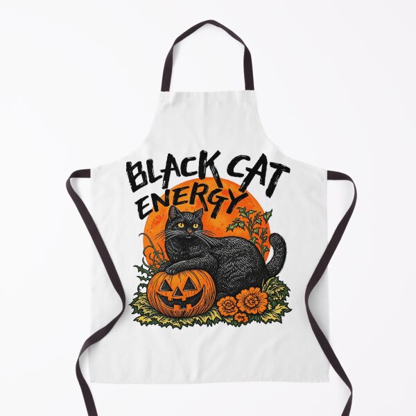 Item preview, Black Cat Energy Halloween Pumpkin Spooky Season Witchy Cat designed and sold by ijizojiv.