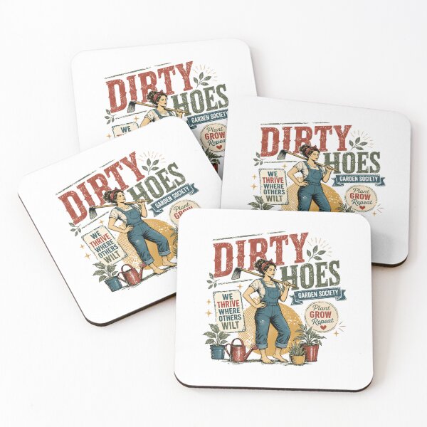 Item preview, Dirty Hoes Garden Society Gardener Plant Lover designed and sold by RetroMini2026.