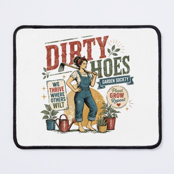 Item preview, Dirty Hoes Garden Society Gardener Plant Lover designed and sold by RetroMini2026.
