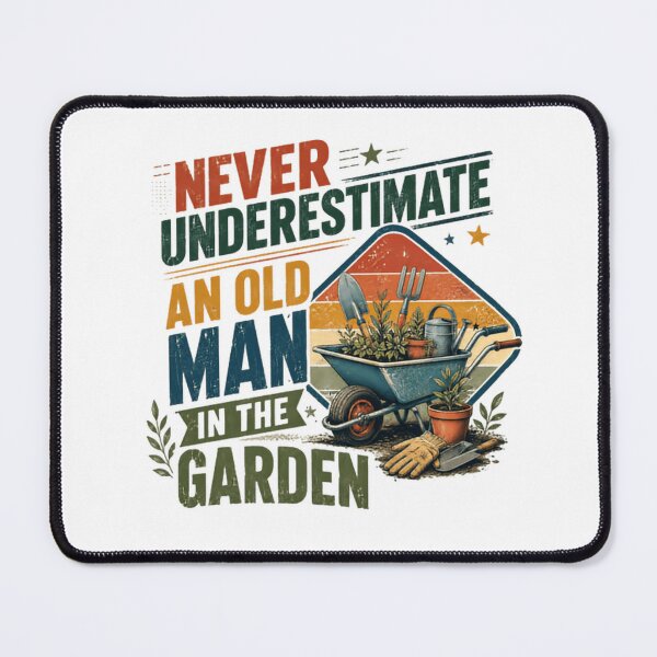 Item preview, Never Underestimate An Old Man In The Garden | Gardener Hobby Grandpa Dad Gift designed and sold by RetroMini2026.