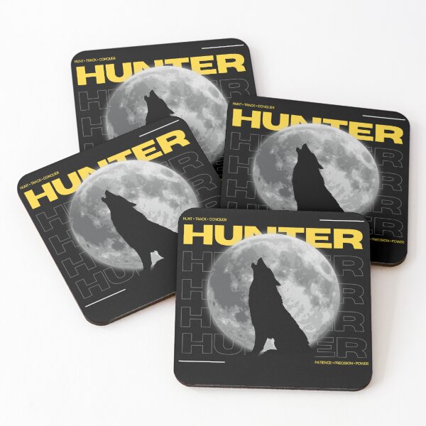 Item preview, Hunter Wolf Howling at Full Moon - Mindset Graphic designed and sold by PIXTRX.