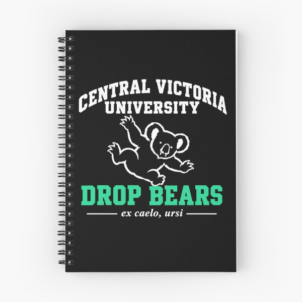 Item preview, Central Victoria University Drop Bears (dark-shirt design) designed and sold by RevFreakHorse.