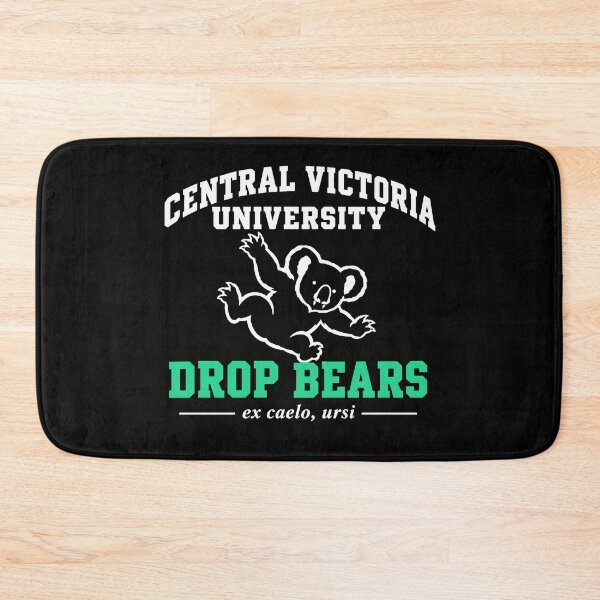 Item preview, Central Victoria University Drop Bears (dark-shirt design) designed and sold by RevFreakHorse.