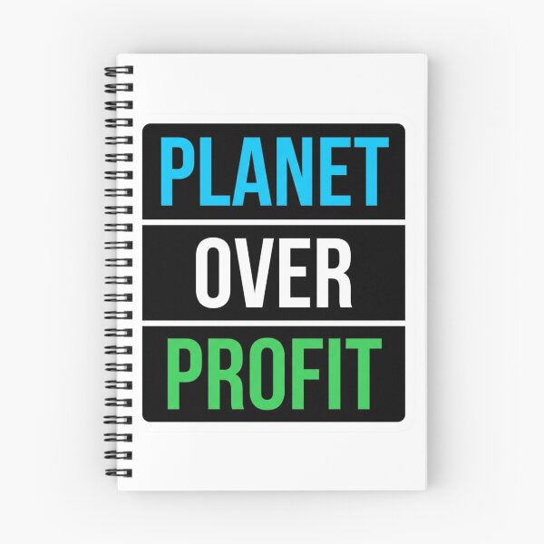 Item preview, Planet Over Profit Climate Change Activist Earth Day Eco Friendly Protest Slogan    designed and sold by raedattia.