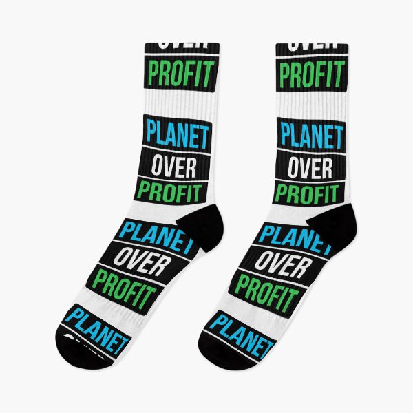 Item preview, Planet Over Profit Climate Change Activist Earth Day Eco Friendly Protest Slogan    designed and sold by raedattia.