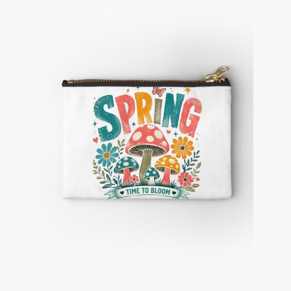 Item preview, Spring Time To Bloom Nature Mushroom Garden Floral designed and sold by RetroMini2026.