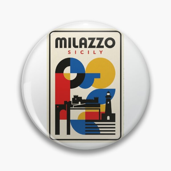 Item preview, Retro Milazzo Bauhaus Geometric Skyline designed and sold by k3rstman1.