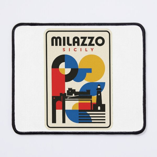 Item preview, Retro Milazzo Bauhaus Geometric Skyline designed and sold by k3rstman1.
