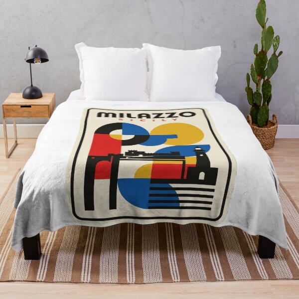 Item preview, Retro Milazzo Bauhaus Geometric Skyline designed and sold by k3rstman1.