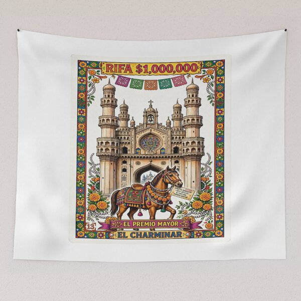 Item preview, El Charminar - Rifa $1,000,000 El Premio Mayor Hyderabad Church Horse designed and sold by HydStyle99.