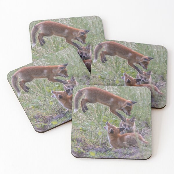 Item preview, Playful Fox Cubs in the Meadow designed and sold by Medve Photography & Design.