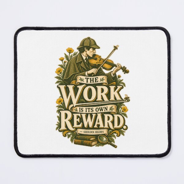 Item preview, Sherlock Holmes: The Work Is Its Own Reward designed and sold by Fenay Designs.