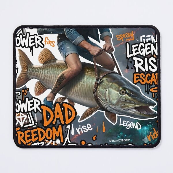 Item preview, sky rider muskie power dad freedom designed and sold by BrainConstip.
